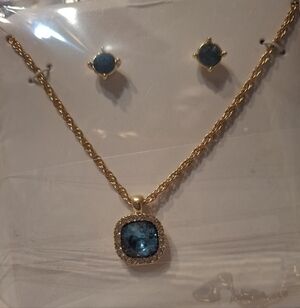Charter club necklace and earrings set. NWT